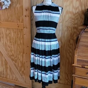Kate Spade Bay Stripe Tie Back Dress